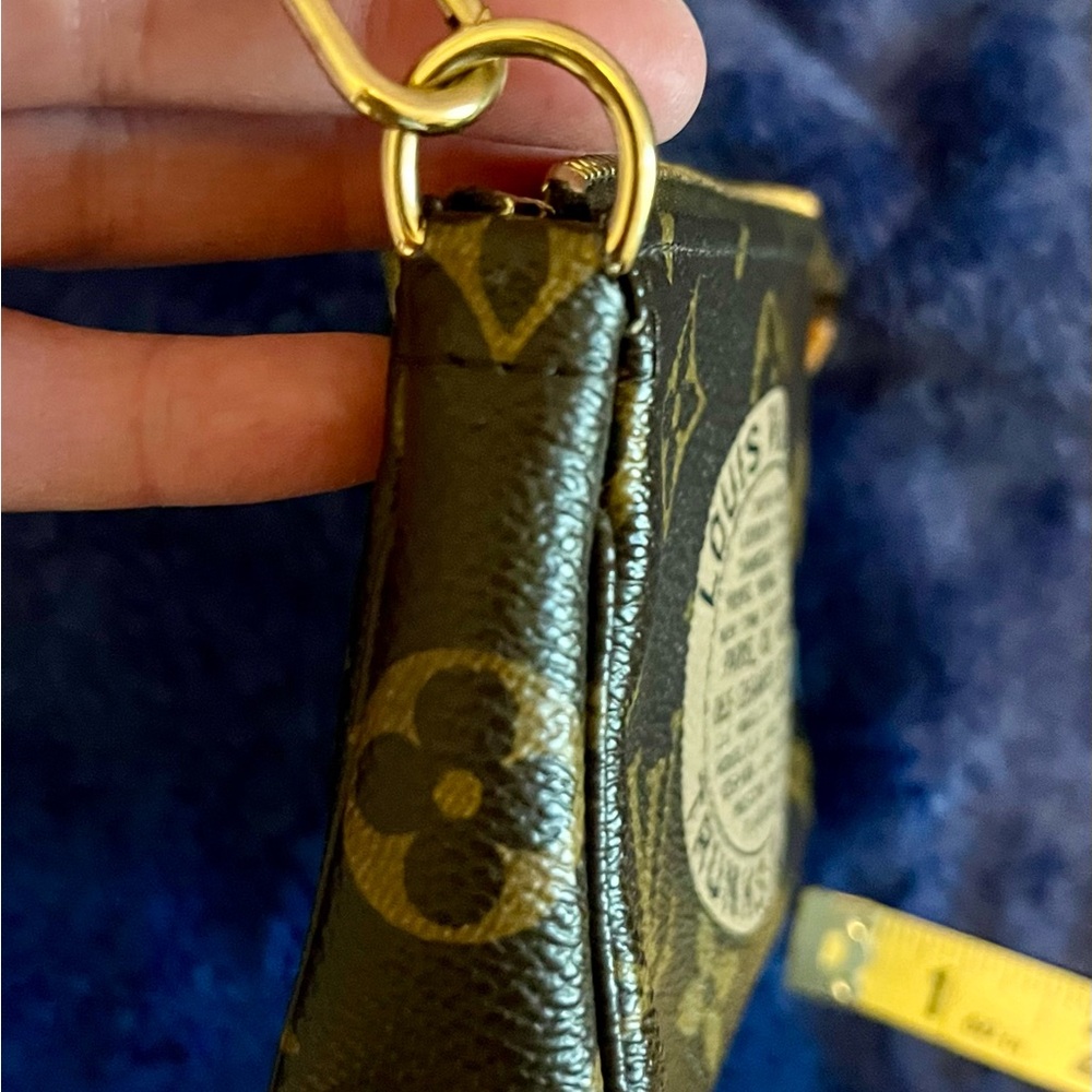 Louis Vuitton Monogram Trunks & Bags Mini Pochette with Gold Chain - Picture 3 of 12